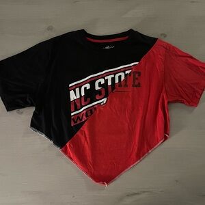 NC State Red and Black Tee